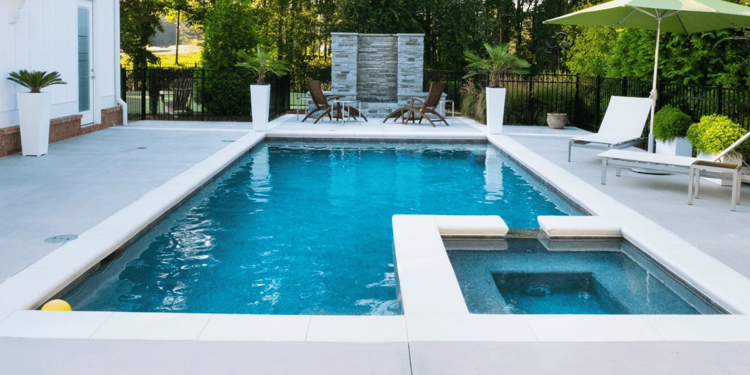line of art construction pool
