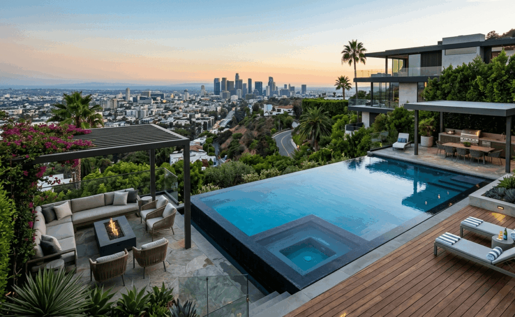 Custom Infinity Pool In La