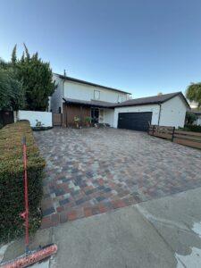 line of art construction inc driveway paver installation