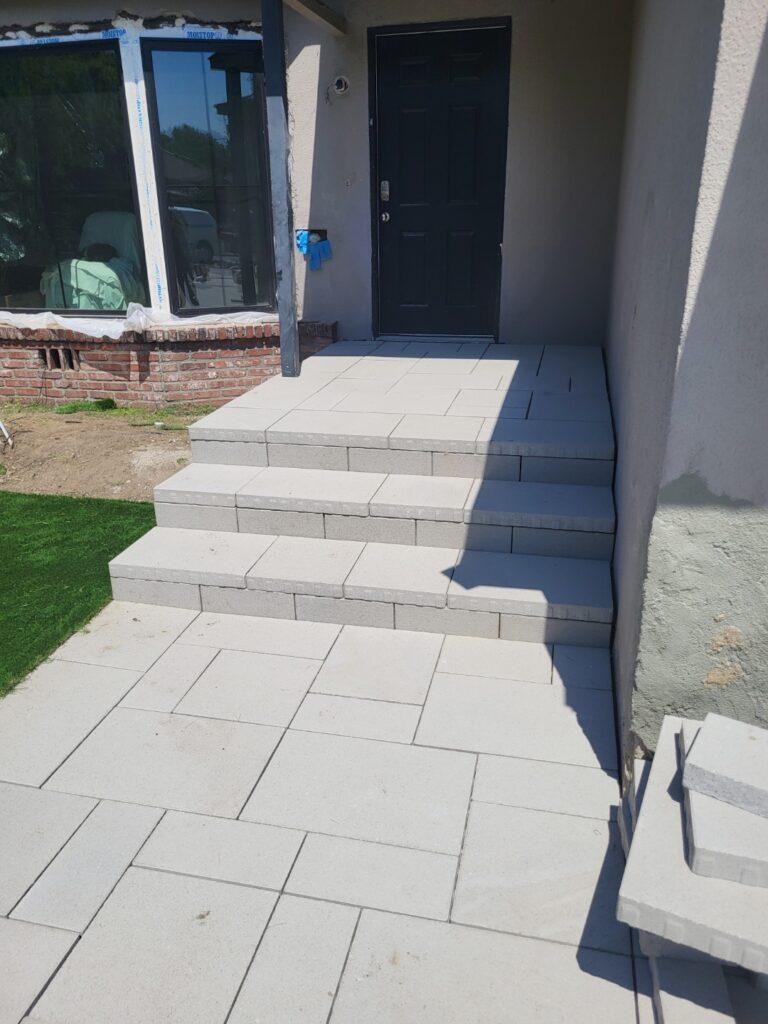 line of art construction inc paver installation