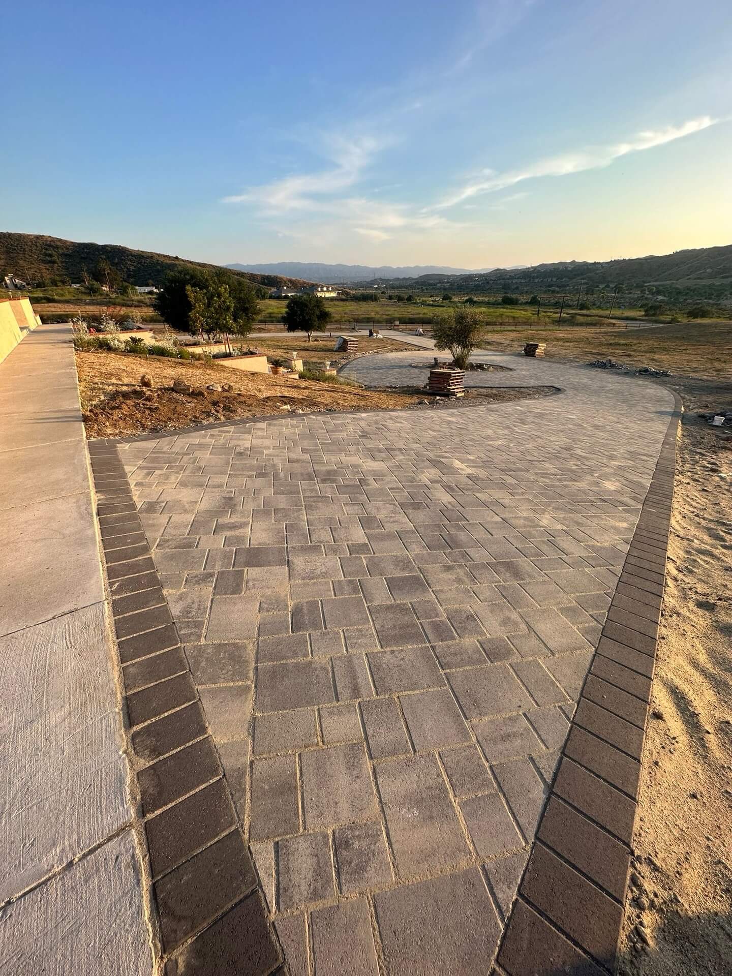 new large driveway install los angeles